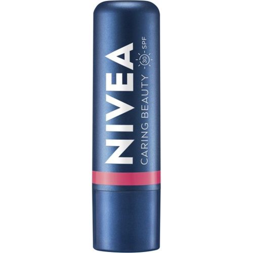 Nivea Caring Beauty Rose балсам за устни, SPF 30 (4.8 г)