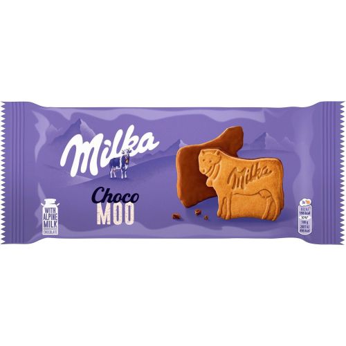 Milka шоколадови бисквити крава (120 г)