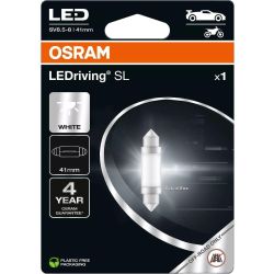 Osram LED автокрушка, C5W, 41MM, White, 6000K (1 бр.)