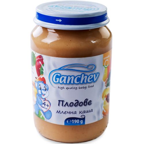 Ганчев пюре от млечна каша с плодове (190 г)