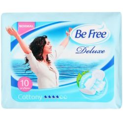 Be Free Deluxe Cottony Normal памучни дневнидамски превръзки (10 бр.)