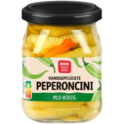 REWE люти чушки пеперончини с мек вкус (210 г)
