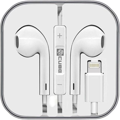 MSG Cube Handsfree Lightning, бяло (1 бр.)