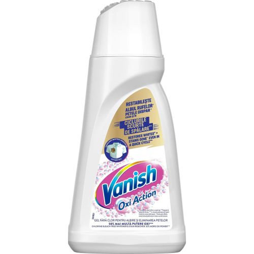 Vanish Oxi Action гел за отстраняване на петна от бели дрехи (1 л)