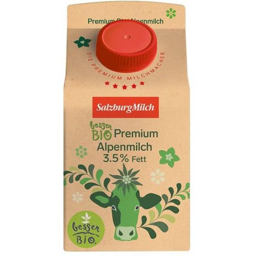 SalzburgMilch био алпийско прясно мляко 3.5% (500 мл)