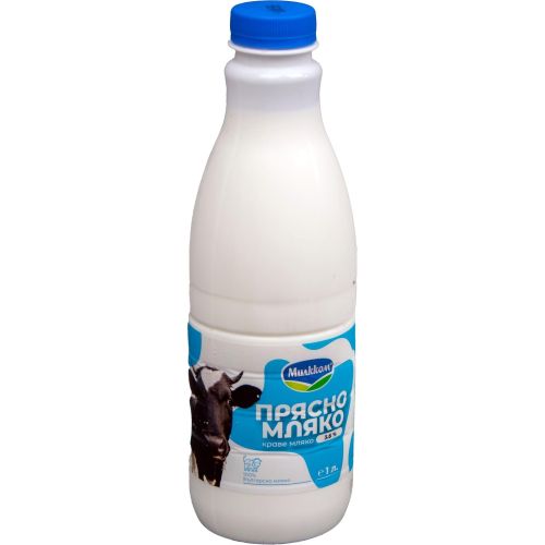 Милкком прясно краве мляко 3.6% (1 л)