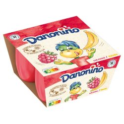 Danone Danonino малина и банан, 4 бр. х 50 г (200 г)