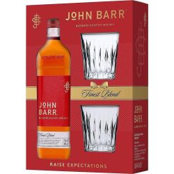 John Barr Finest Blend Scotch шотландско уиски + 2 чаши (700 мл)