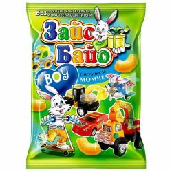 Зайо Байо Boy снакс с играчка за момче (120 г)