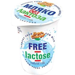 Бор Чвор кисело мляко без латкоза 3.6% (400 г)