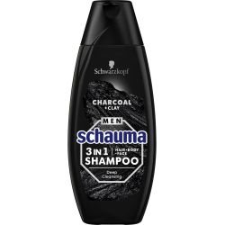 Schauma Men 3in1 Charcoal шампоан (400 мл)