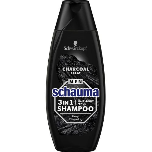 Schauma Men 3in1 Charcoal шампоан (400 мл)