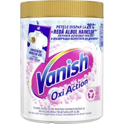 Vanish Oxi Action прах за петна, бели дрехи (470 г)