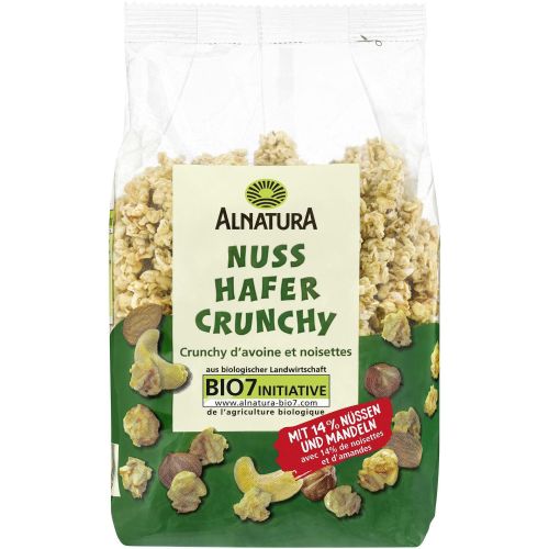 Alnatura био зърнена закуска с хрупкави ядки (375 г)