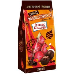 Ferrero Kuesschen кремообразни коледни топки с тъмен шоколад (100 г)