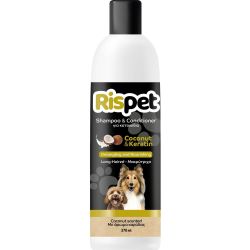 Rispet шампоан и кондиционер за кучета и котки кокос и кератин (370 мл)
