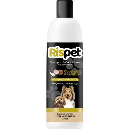 Rispet шампоан и кондиционер за кучета и котки кокос и кератин (370 мл)