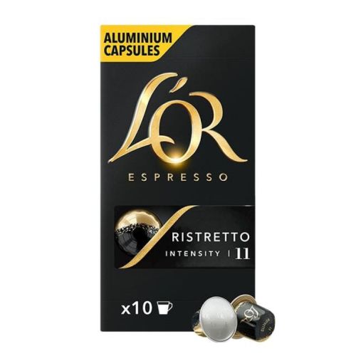 L'OR Risteretto алуминиеви капсули за кафе съвместими с Nespresso, 10 бр. х 5.2 г (10 бр.)