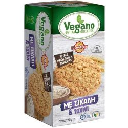 Violanta Vegano веган ръжени бисквити с тахан, без захар (170 г)