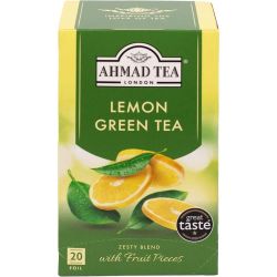 Ahmad Tea зелен чай с лимон, 20 бр. (40 г)