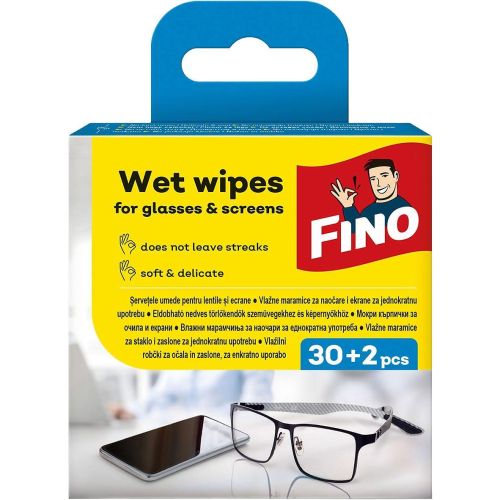 Fino влажни кърпи за очила и екрани, 32 бр. (1 бр.)