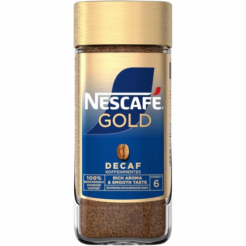 Nescafe Gold Decaf Rich Aroma & Smooth Taste 6 безкофеиново разтворимо кафе (100 г)