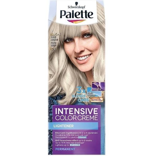 Palette Intensive Color Cream крем боя за коса сребърно русо Silver Blond, C9 / 9.5-1 (1 бр.)