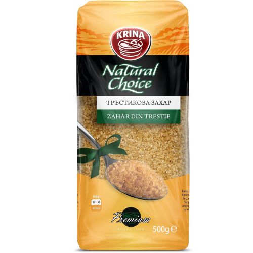 Krina Natural Choice тръстикова захар (500 г)
