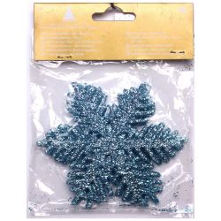 Играчка за елха, снежинка, 10 см (1 бр.)