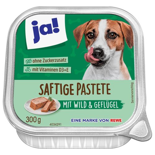 Ja! кучешка храна пастет с дивеч (300 г)
