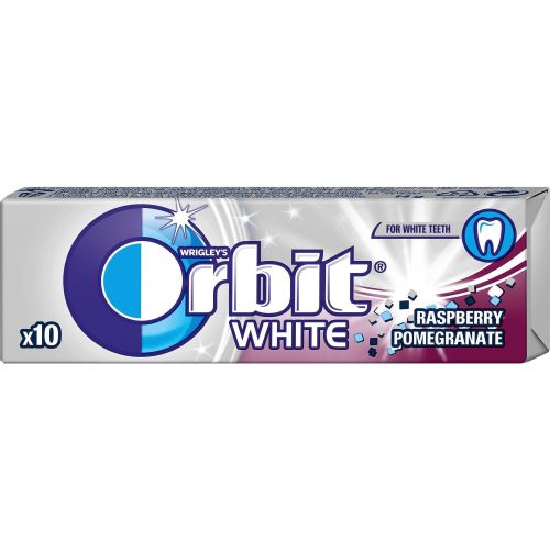 Orbit White дъвки малина и нар (14 г)