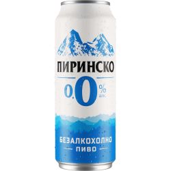 Пиринско безалкохолна бира в кен (500 мл)