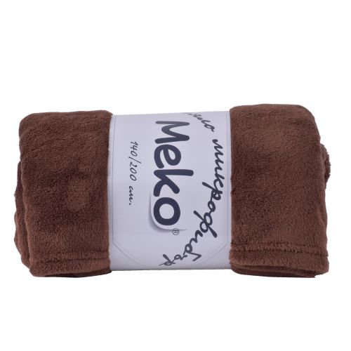 PNG одеяло от микрофибър, кафяво (1 бр.)