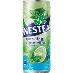 Nestea студен чай мента и лайм, газиран (330 мл)