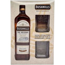 Bushmills ирландско уиски с 2 ниски чаши (700 мл)