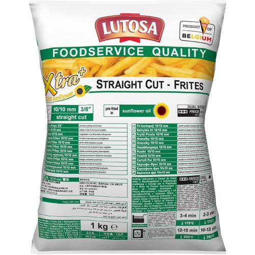 Lutosa замразени бланширани картофи 10/10 (1 кг)