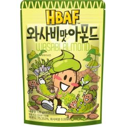 HBAF бадеми с вкус уасаби (120 г)