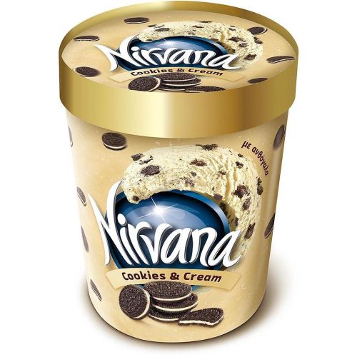 Nirvana сладолед бисквити и крем (360 г)