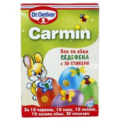 Dr. Oetker седефена боя за великденски яйца с 3D стикери, 20 мл, за 40 бр. яйца (1 бр.)
