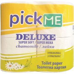Pick Me трипластова тоалетна хартия лайка (4 бр.)