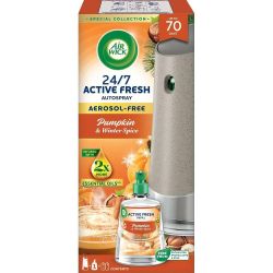 Air Wick Active Fresh Pumpkin & Winter Spice, електрически ароматизатор за стая с резерва (228 мл)