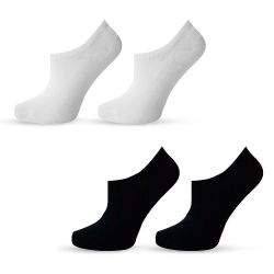 Happy Foottopia Premium терлици, памук, бяло, черно, размер 43 - 46 (2 бр.)