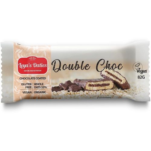 Leya's Oaties био овесен десерт с шоколад и пълнеж от крем какао (82 г)