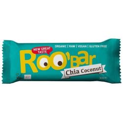 Roobar био суров бар с чиа и кокос (30 г)