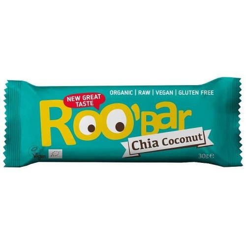 Roobar био суров бар с чиа и кокос (30 г)
