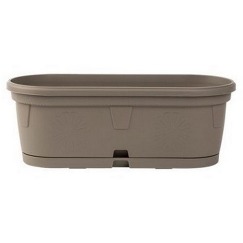 Сандъче Гербер 35 см с подложка , цвят мока (1 бр.)