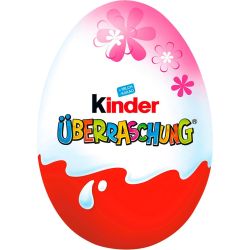 Kinder Surprise шоколадово яйце с играчка за момиче (20 г)