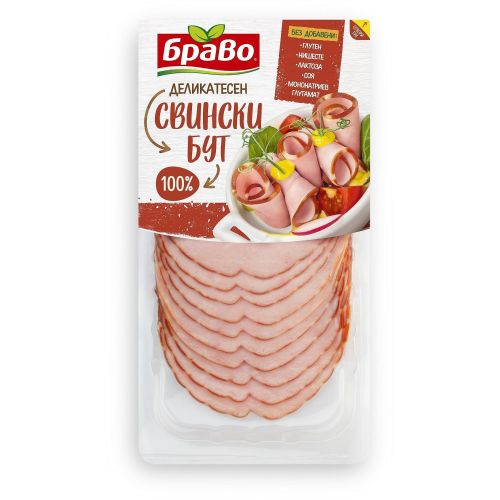 Браво пушен свински бут, слайс (200 г)