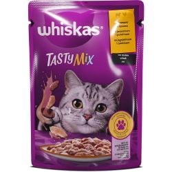 Whiskas Tasty Mix пауч агнешко и пуешко (85 г)