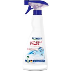 Heitmann Anti-Kalk Power почистване на варовик от арматура и фаянс (500 мл)
